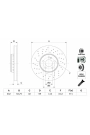 BOSCH 0986479G40 | Fren Diski Ön W205 14-S205 14-C205 15-A205 16-W213 16-S213 16-C238 16- | 2 Adet