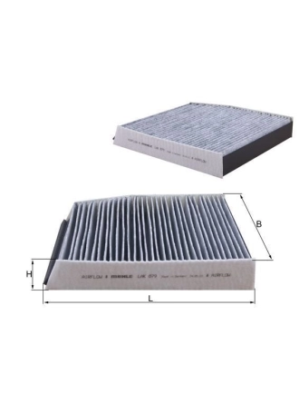 MAHLE LAK879 | Polen Filtresi 13-A-Seri (W176) B-Seri (W242-W246) + Ca