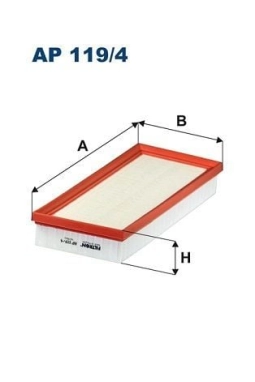 FILTRON AP119-4 | Hava Filtresi 11-E-Seri (W212-S212)