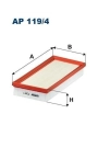 FILTRON AP119-4 | Hava Filtresi 11-E-Seri (W212-S212)