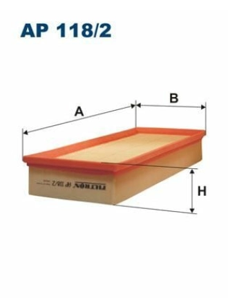 FILTRON AP118-2 | Hava Filtresi S-Class W140 93-98
