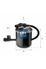 UFI 24.149.00 | Mazot Filtresi 10-Sprinter Sensörlü