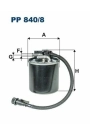 FILTRON PP840-8 | Mazot Filtresi 10-Sprinter Sensörlü Euro5