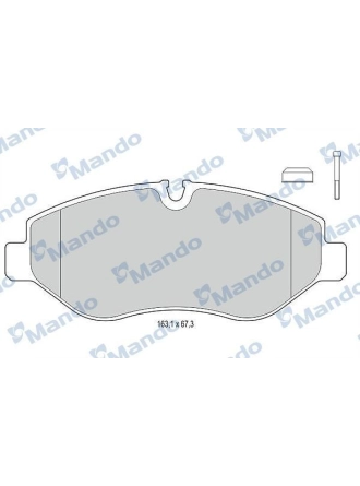 MANDO MBF015671 | Fren Balata Ön 07-Lt35-Crafter-Sprinter-Vito