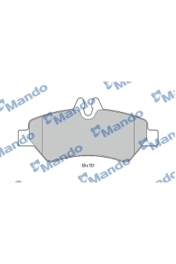 MANDO MBF015032 | Fren Balata Arka 07-Lt35 Crafter-Sprinter
