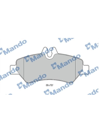 MANDO MBF015032 | Fren Balata Arka 07-Lt35 Crafter-Sprinter