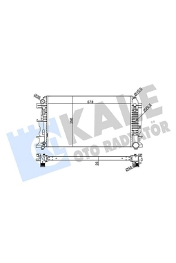 KALE 373900 | Radyatör 06-Crafter 2.5Tdi *Bjk-Bjj*