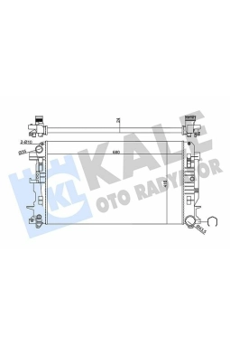KALE 357035 | Radyatör 06-Sprinter