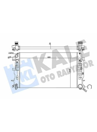 KALE 357035 | Radyatör 06-Sprinter