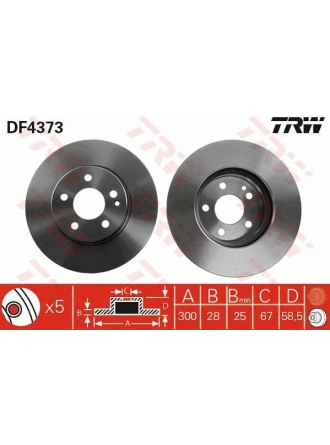 TRW DF4373 | Disk On 04-Vito | 1 Adet