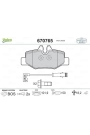 VALEO 670765 | Fren Balata Arka 04-Vito 2.2-3.2-119-122-123