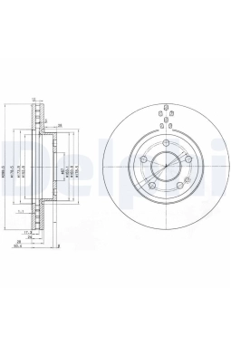 DELPHI BG3838 | Disk On 04-Vito | 1 Adet