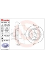 BREMBO 08.8405.11 | Fren Diski Arka (Mercedes Viano W639 Arka) Kaplamalı | 2 Adet