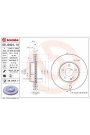 BREMBO 09.8404.11 | Fren Diski Ön Mercedes Viano W639-W447 114-116 CDI Kaplamalı | 2 Adet