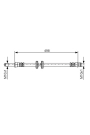BOSCH 1987481006 | Fren Hortumu On 03-Vito-Viano.639