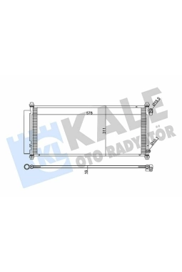 KALE 380500 | Klima Radyatörü (Kondenser) 96-02 Cr-V 2.0 16V *4Wd*