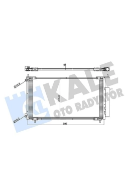 KALE 380400 | Klima Radyatörü (Kondenser) 02-07 Cr-V 2.0İ-2.2Ctdi