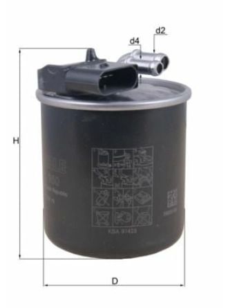 MAHLE KL950 | Mazot Filtresi 15-Vito (W447)