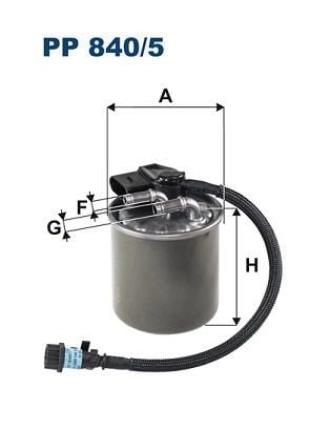 FILTRON PP840-5 | Mazot Filtresi 14-Vito (W447)