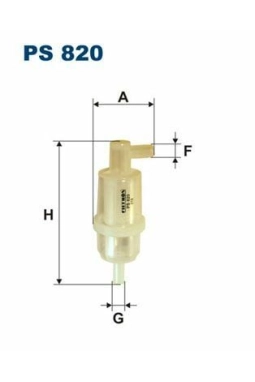 FILTRON PS820 | Mazot Fıltesı Ms.E190 (W201-W124)