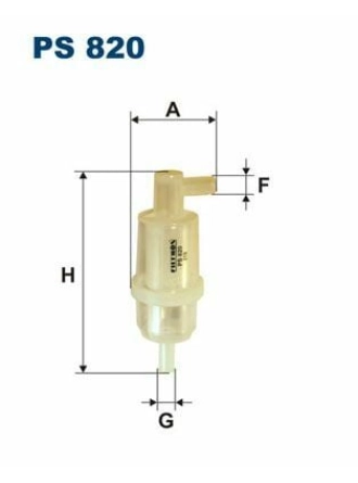 FILTRON PS820 | Mazot Fıltesı Ms.E190 (W201-W124)