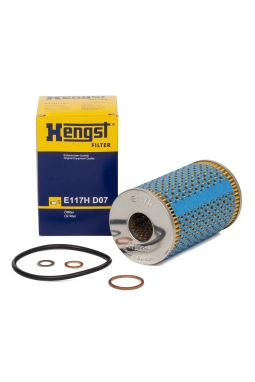 HENGST E117HD07 | Mercedes W115 Kasa Benzinli Motor Yağ Filtresi (E117HD07)