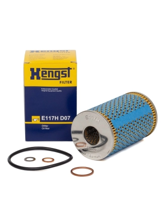 HENGST E117HD07 | Mercedes W115 Kasa Benzinli Motor Yağ Filtresi (E117HD07)