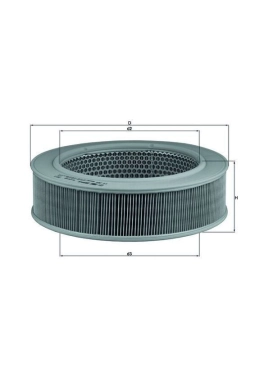 MAHLE LX264 | Hava Filtresi W123 79-85 S123 79-85 T1 Bus 601 89-96 (Dizel)