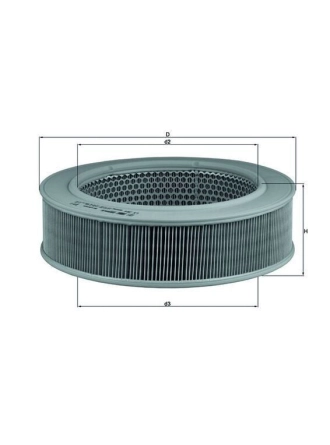 MAHLE LX264 | Hava Filtresi W123 79-85 S123 79-85 T1 Bus 601 89-96 (Dizel)