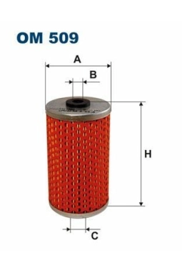 FILTRON OM509 | Yağ Filtresi W123 80-85 S123 80-85 C123 80-85 W460 82-92