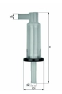 MAHLE KL33OF | Yakıt Filtresi (Seffaf Pıpo Tip) W202 93-00 W124 93-95 W460 87-92 W123 79-85