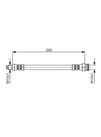 BOSCH 1987476393 | Fren Hortumu On 190 W201 85-93 W124 85-93 W126 85-91 R129 93-01