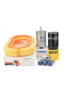 Mercedes W124 Kasa 200E Periyodik Bakım Filtre Set Bujili