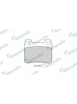 MANDO MBF015074 | Fren Balata Arka <97 E.S-W124