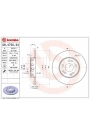 BREMBO 08.4750.34 | Fren Diski Ön Düz 284 mm Mercedes W124 85 / 93 | 2 Adet