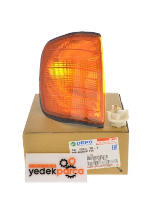 DEPO 440-1606R-WE-Y | Mercedes W124 Kasa Sağ Sarı Sinyal