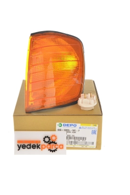 DEPO 440-1606L-WE-Y | Mercedes W124 Kasa Sol Sarı Sinyal