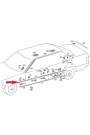 YERLİ K.6900026 | Mercedes W124 Kasa Ön Sol Çamurluk Üst Çıtası