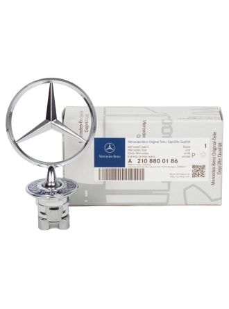 MERCEDES-BENZ A2108800186 | W124 Kasa E200 Ön Kaput Yıldızı Komple (Arma) Orijinal