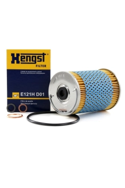 HENGST E121HD01 | Mercedes Benz W126 Kasa 280 S Yağ Filtresi (HEN.E121HD01, 0001800609)