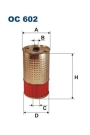 FILTRON OC602 | Yağ Filtresi 99-Musso-Korando 2.9D Ms.W201-W124-S124
