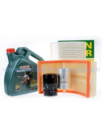 Volkswagen Bora 1,8 AGN-AGU Periyodik Bakım Seti Motor Yağlı Mann / Castrol Marka