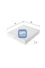 UFI 53.030.00 | Polen Filtresi Astra Classic 99-02 G 98-Zafira A 99-Zafira B 04-1.2 / 1.4 / 1.6 / 1.8 / 2.0 16V