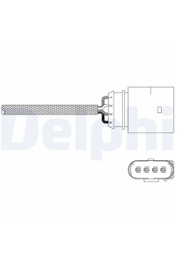 DELPHI ES20338-12B1 | Lambda Sensörü 96-01 Passat-Golf.4 1.8