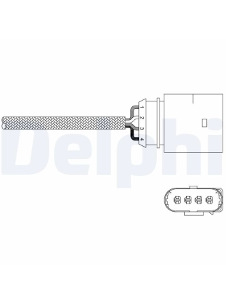 DELPHI ES20338-12B1 | Lambda Sensörü 96-01 Passat-Golf.4 1.8
