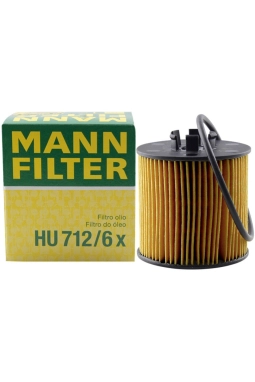 MANN HU712-6X | Volkswagen Golf 5 1.4 TSI Yağ Filtresi