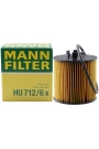 MANN HU712-6X | Volkswagen Golf 5 1.4 TSI Yağ Filtresi