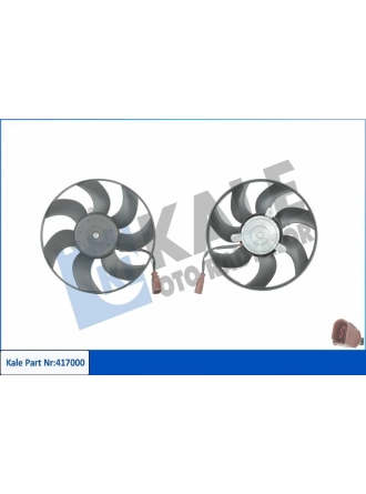 KALE 417000 | Fan Motoru Sağ 13-Psst-Tgu-Tou-Cddy-Yeti-A1 1.4Tsi-1.6-2.0Tdi