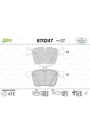 VALEO 670247 | Fren Balata Arka 13-Golf.VII-Psst-Tgu-Tou-Leo-A3