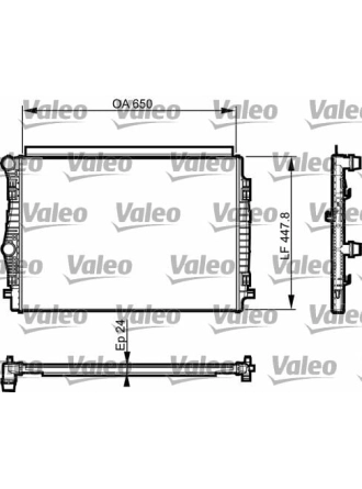 VALEO 735559 | Radyatör 13-Golf.VII-A3 1.4Tsi 140 Hp *Chpa*